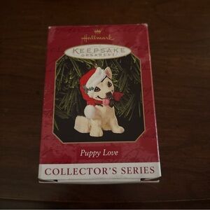 HALLMARK Keepsake Ornament - Puppy Love - 1999- German Shepherd  [T-9100]